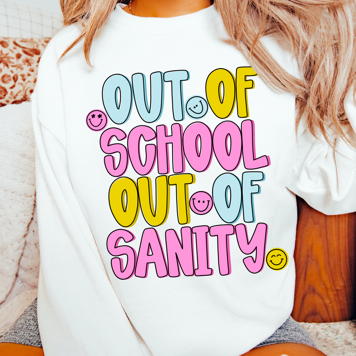 Out of school out of santiy (CMD) 100579 DTF transfer