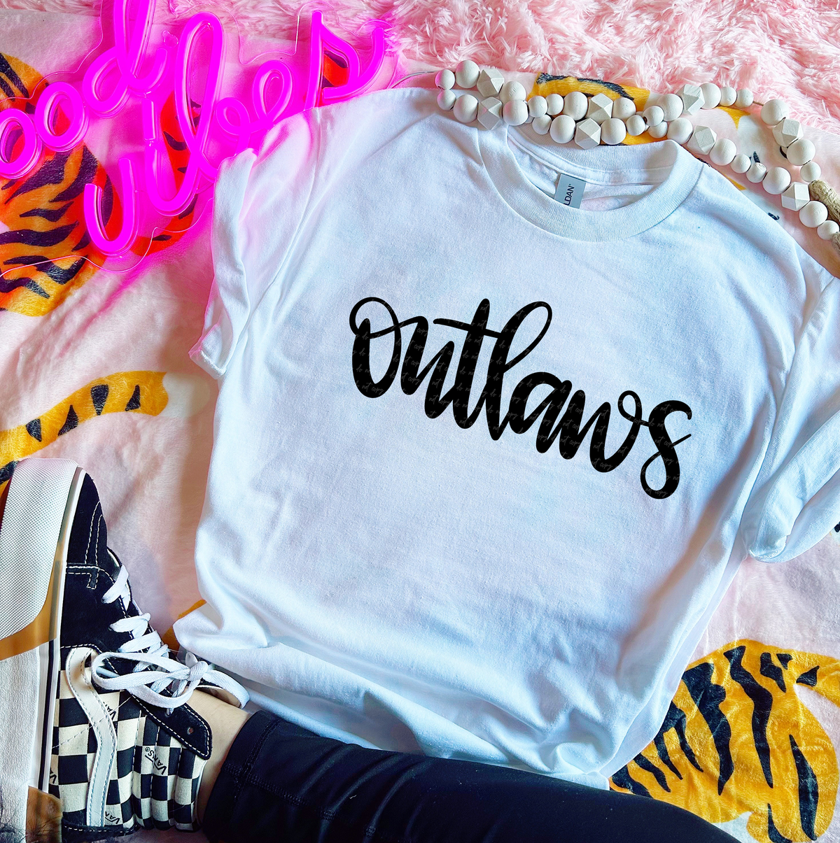 Outlaws Hand Lettered 54115 DTF transfer