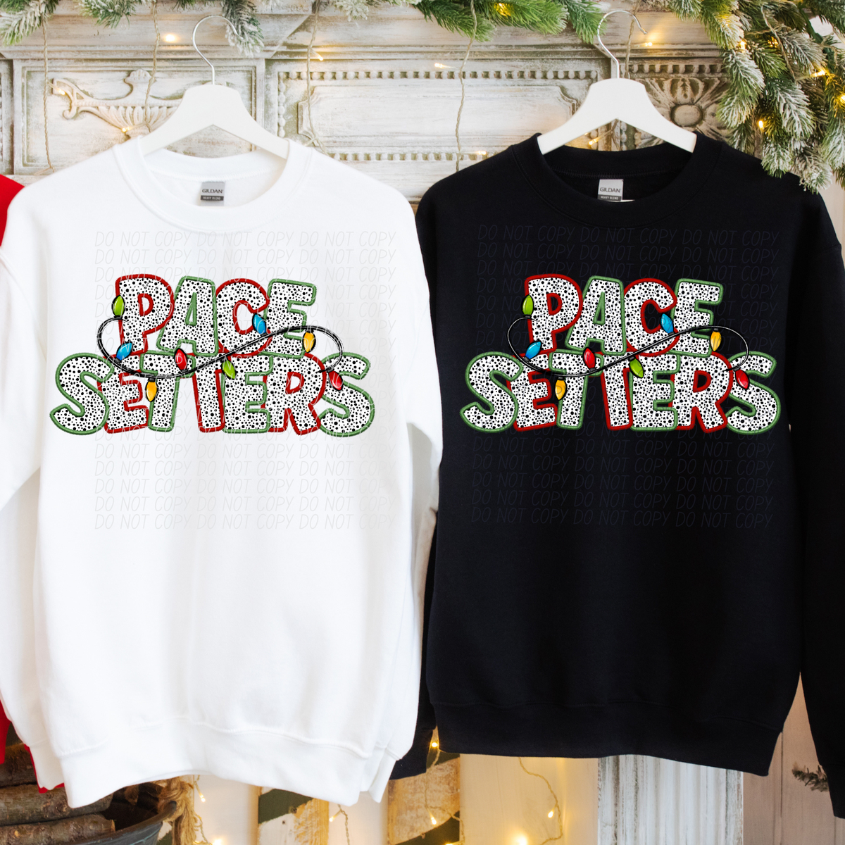 Pacesetters Christmas Light Mascots (City) DTF Transfer