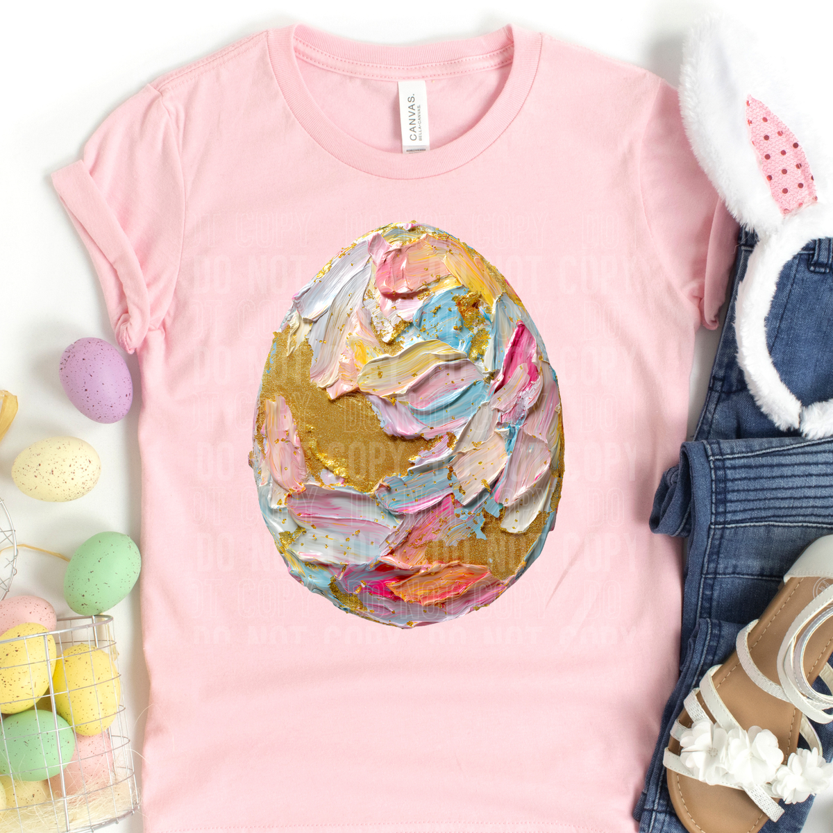 Faux painted Easter egg (SBB) DTF transfer