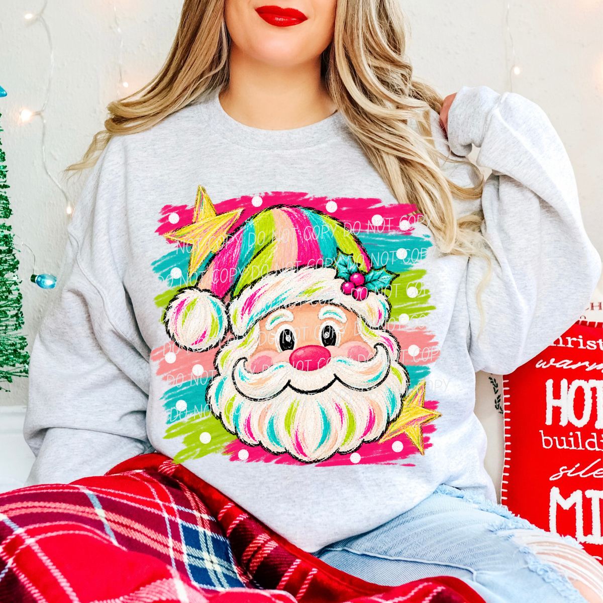 Painted Santa (CITY)DTF Transfer
