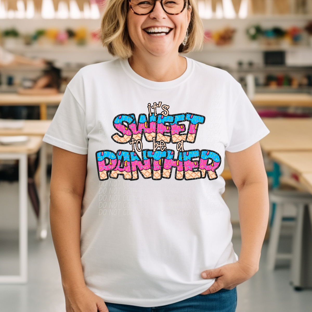 It's sweet to be a PANTHER drip (Caplinger) DTF transfer