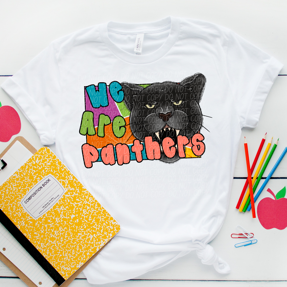 We are panthers retro (City) 109690 DTF transfer