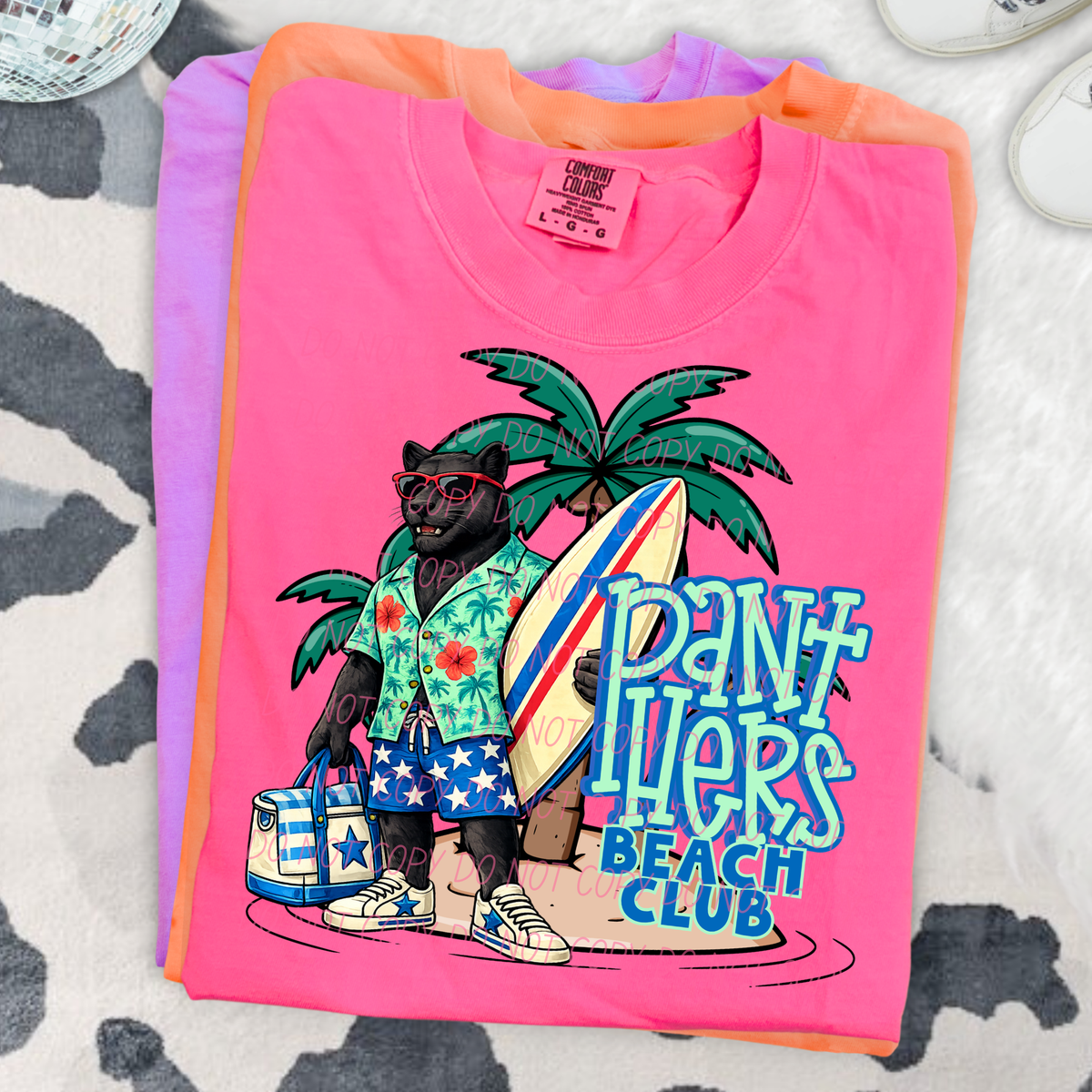 panthers beach club (city) DTF transfer
