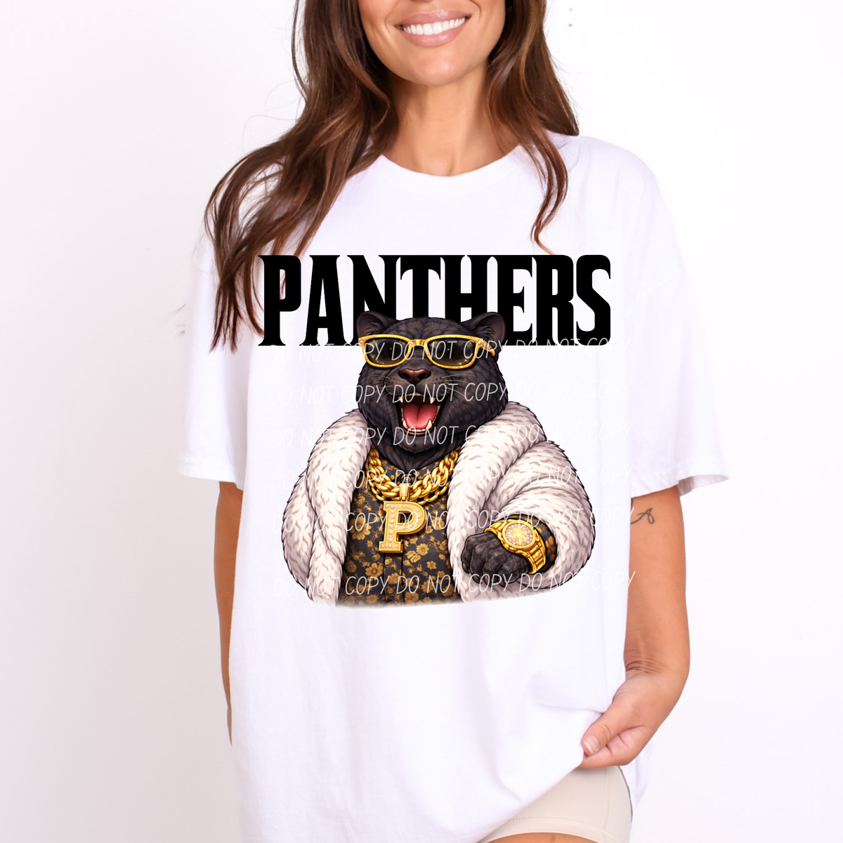 panthers Swag Mascot (City) DTF Transfer