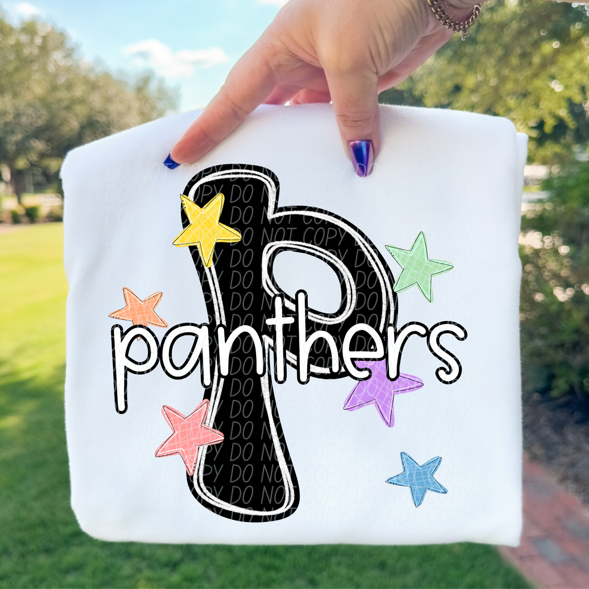 Panthers star Mascots (CITY) DTF transfer