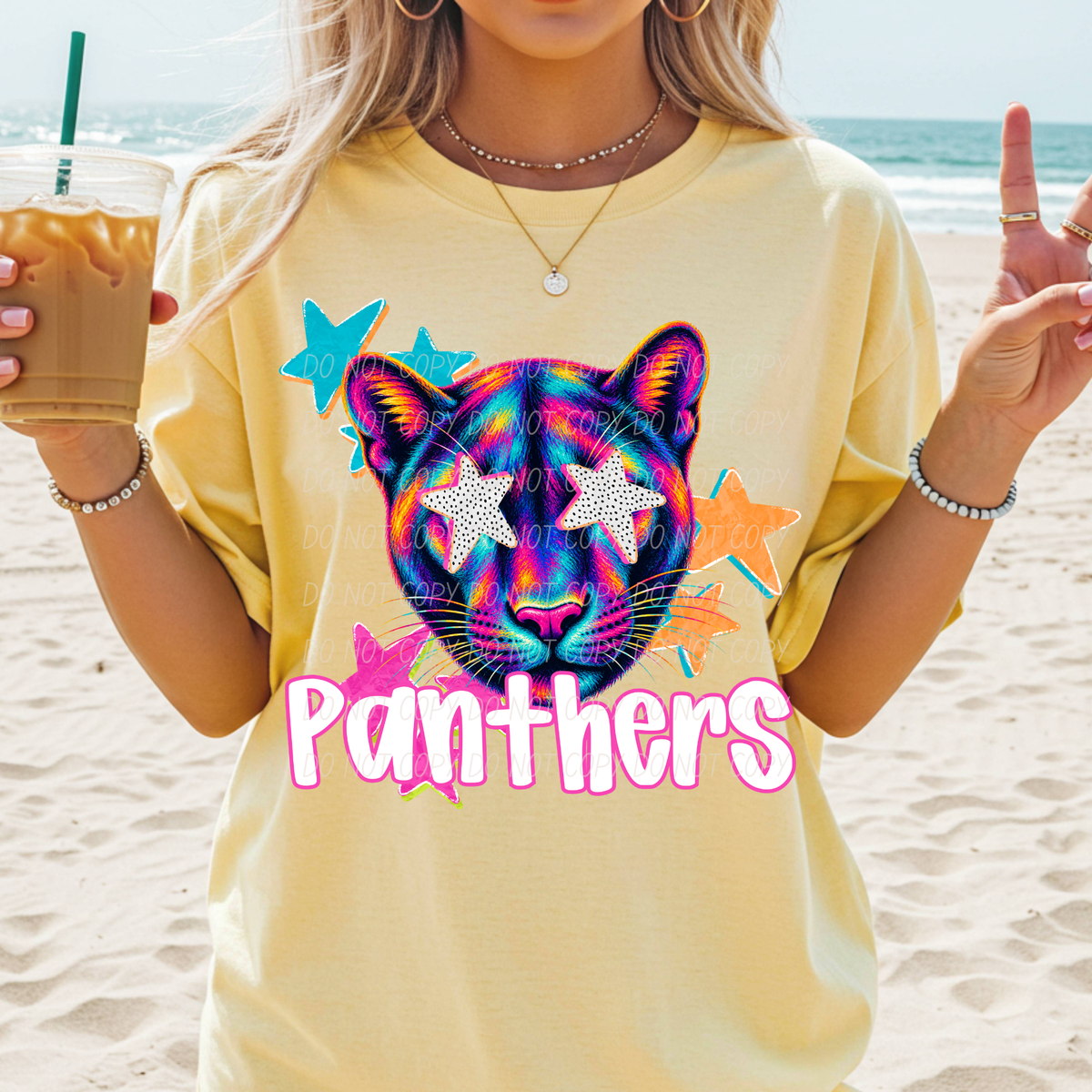 Panthers pop art (City) DTF Transfer