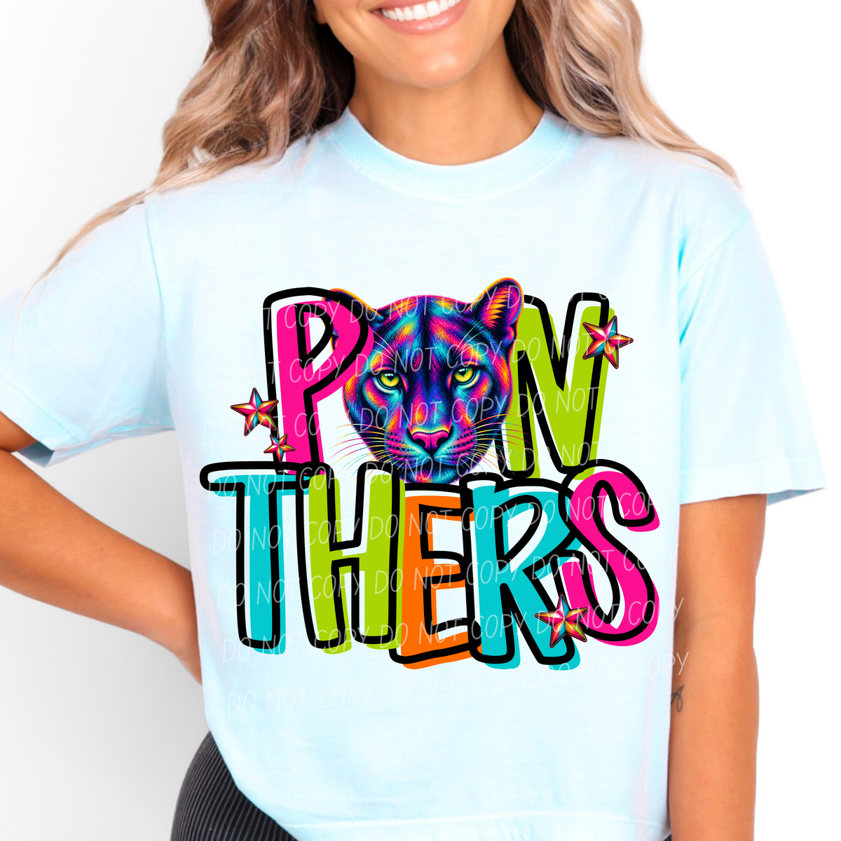 Panthers Friday night neon (City) DTF Transfer