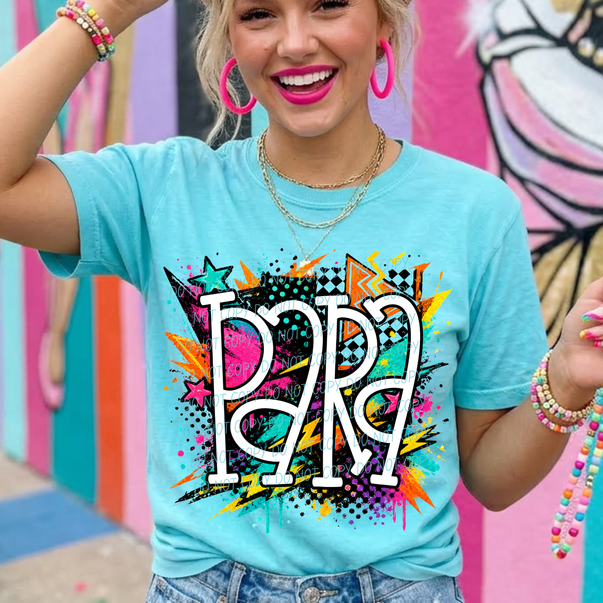 Para totally tubular (City) DTF Transfer
