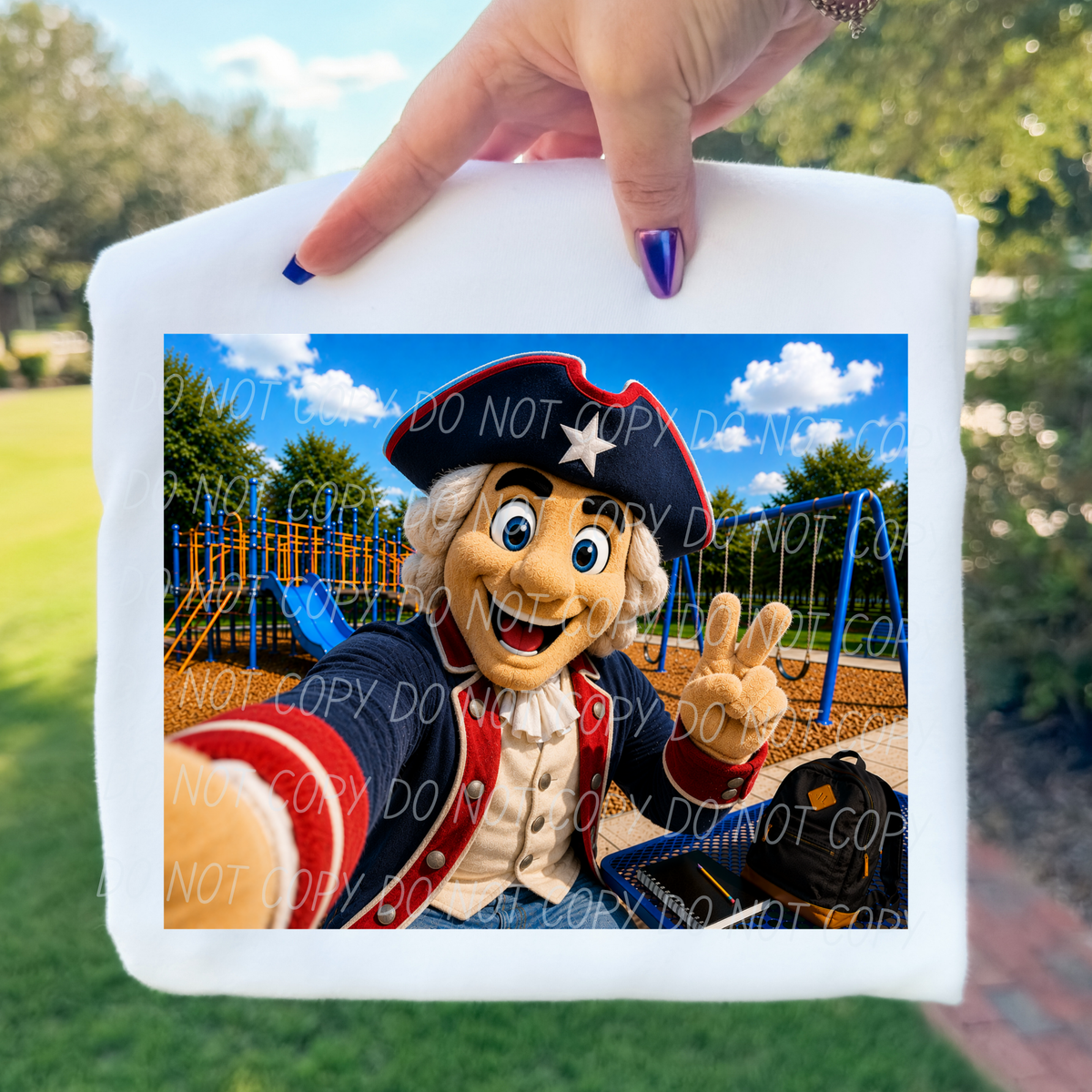 Patriot Mascot (City) DTF transfer