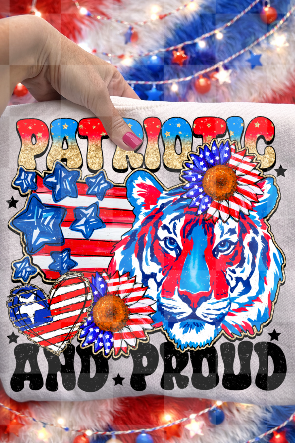Patriotic and proud (Lyttle) DTF Transfer