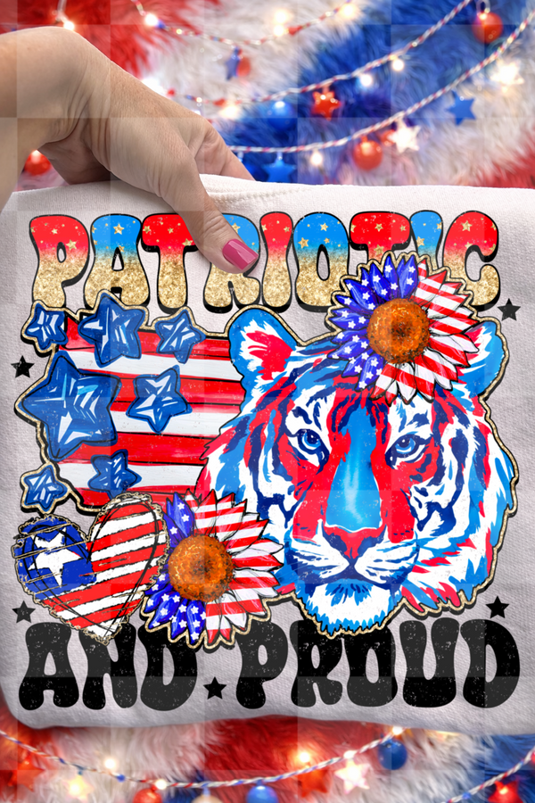 Patriotic and proud (Lyttle) DTF Transfer