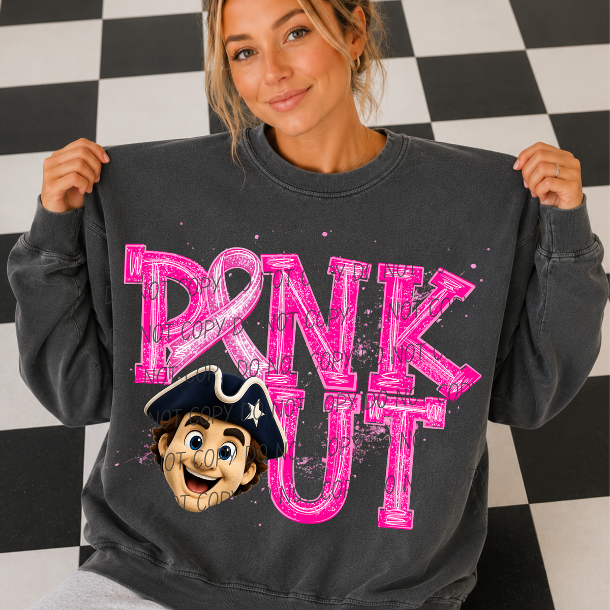Patriots Pink out (city) DTF transfer