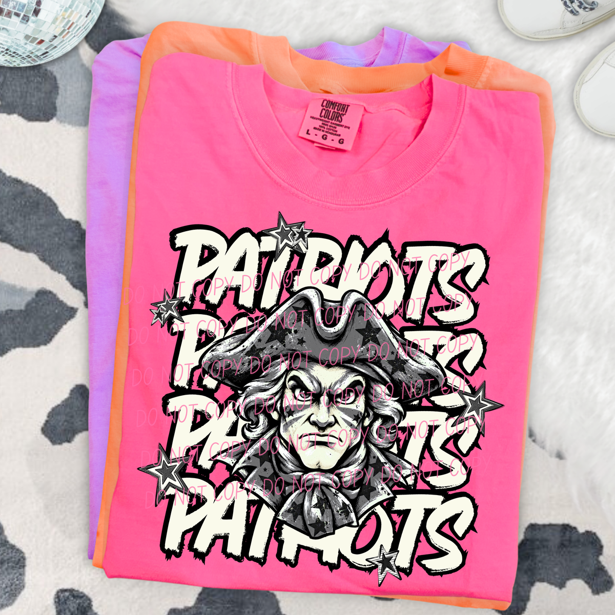 patriots varsity after dark (city) DTF Transfer