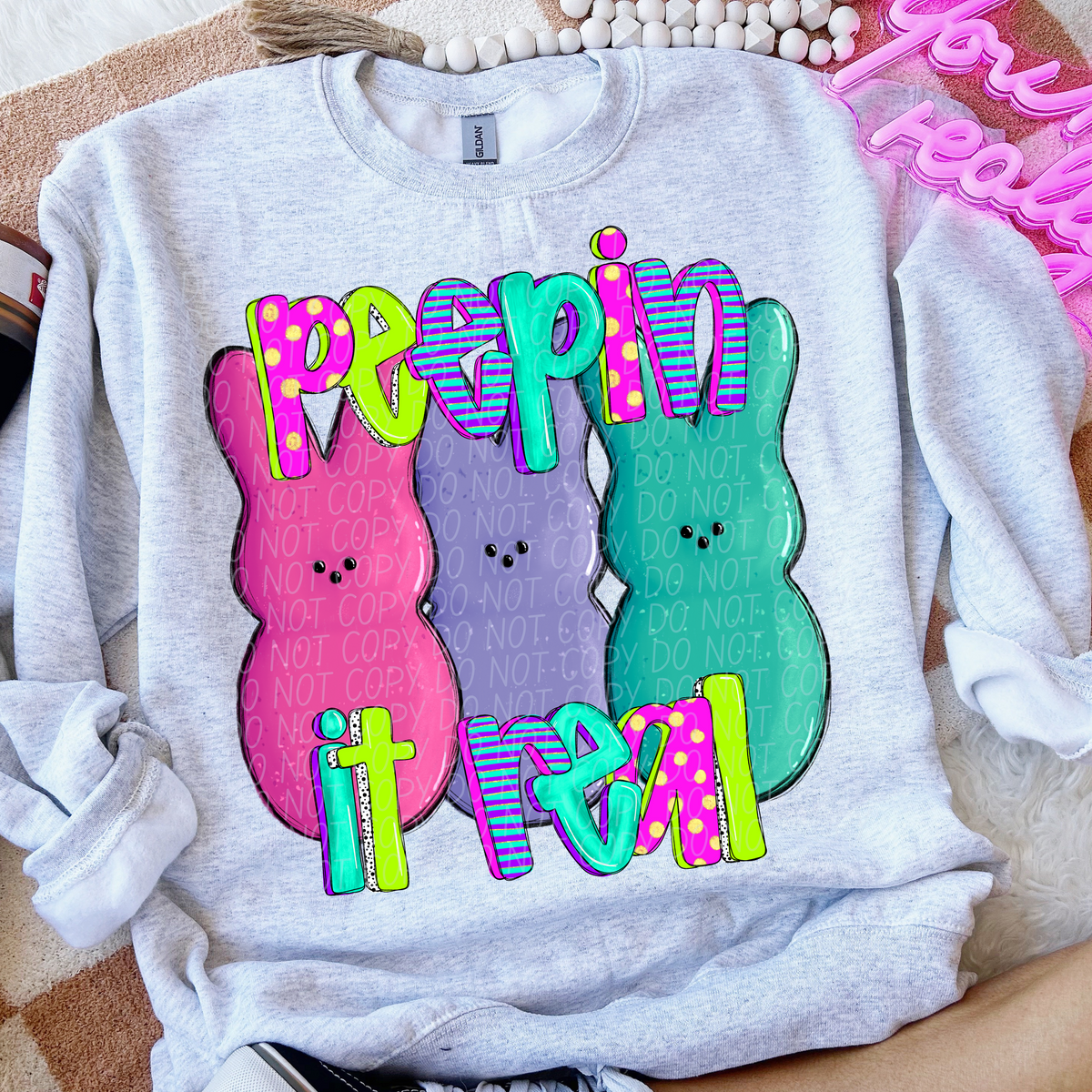 Peepin' it real 3 peep (City) 102470 DTF transfer