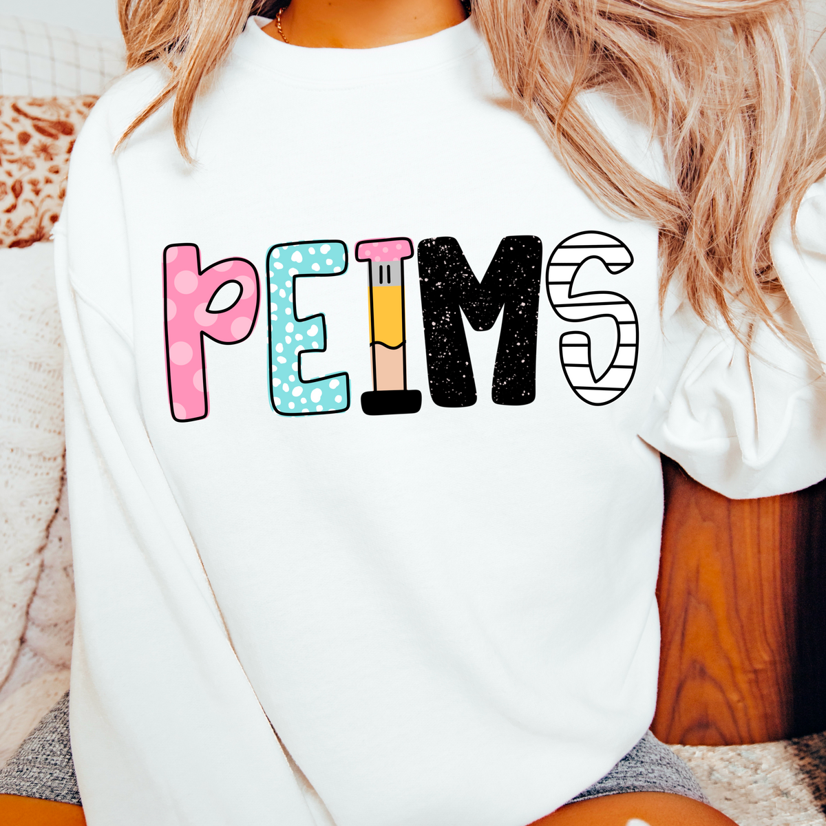 PEIMS Pencil/Paper Font (CMD) 100573 DTF transfer