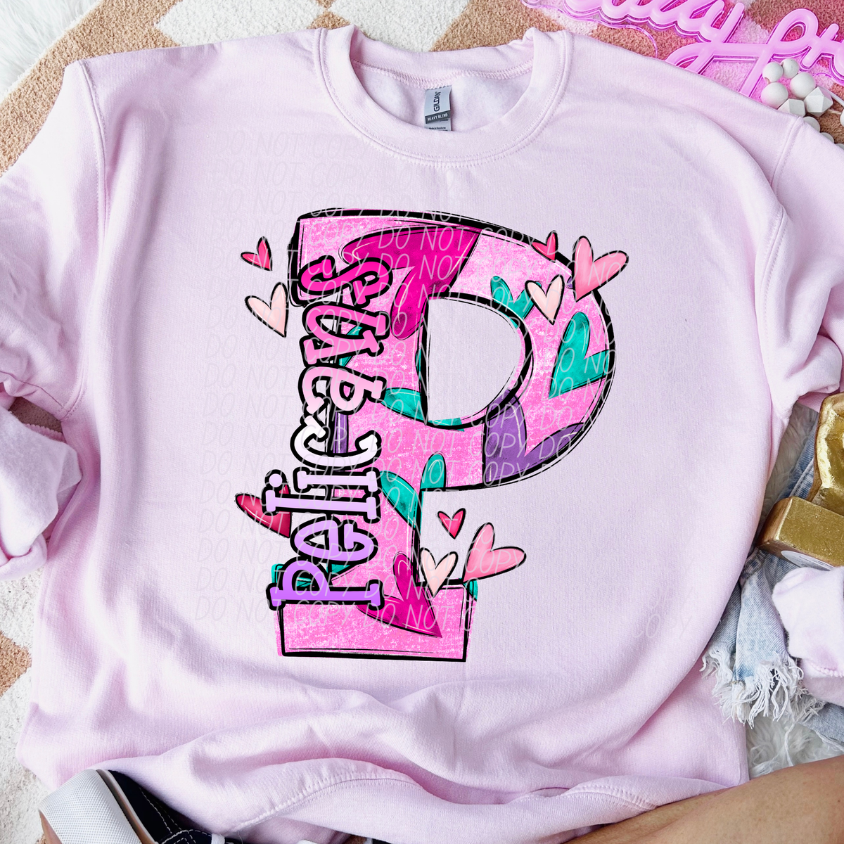 Pelicans Valentine Mascot (City) DTF transfer