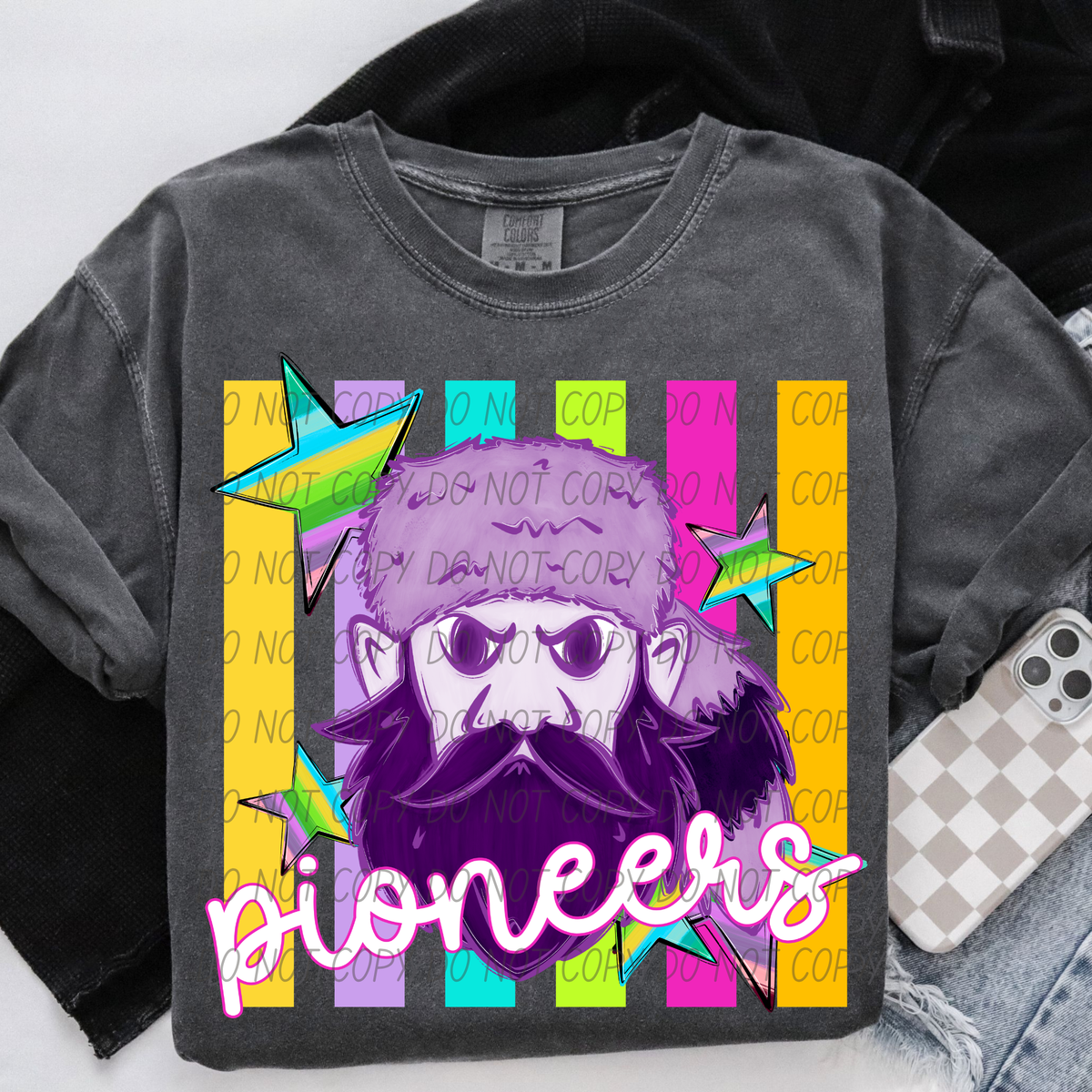 Pioneers purple neon (City) DTF Transfer