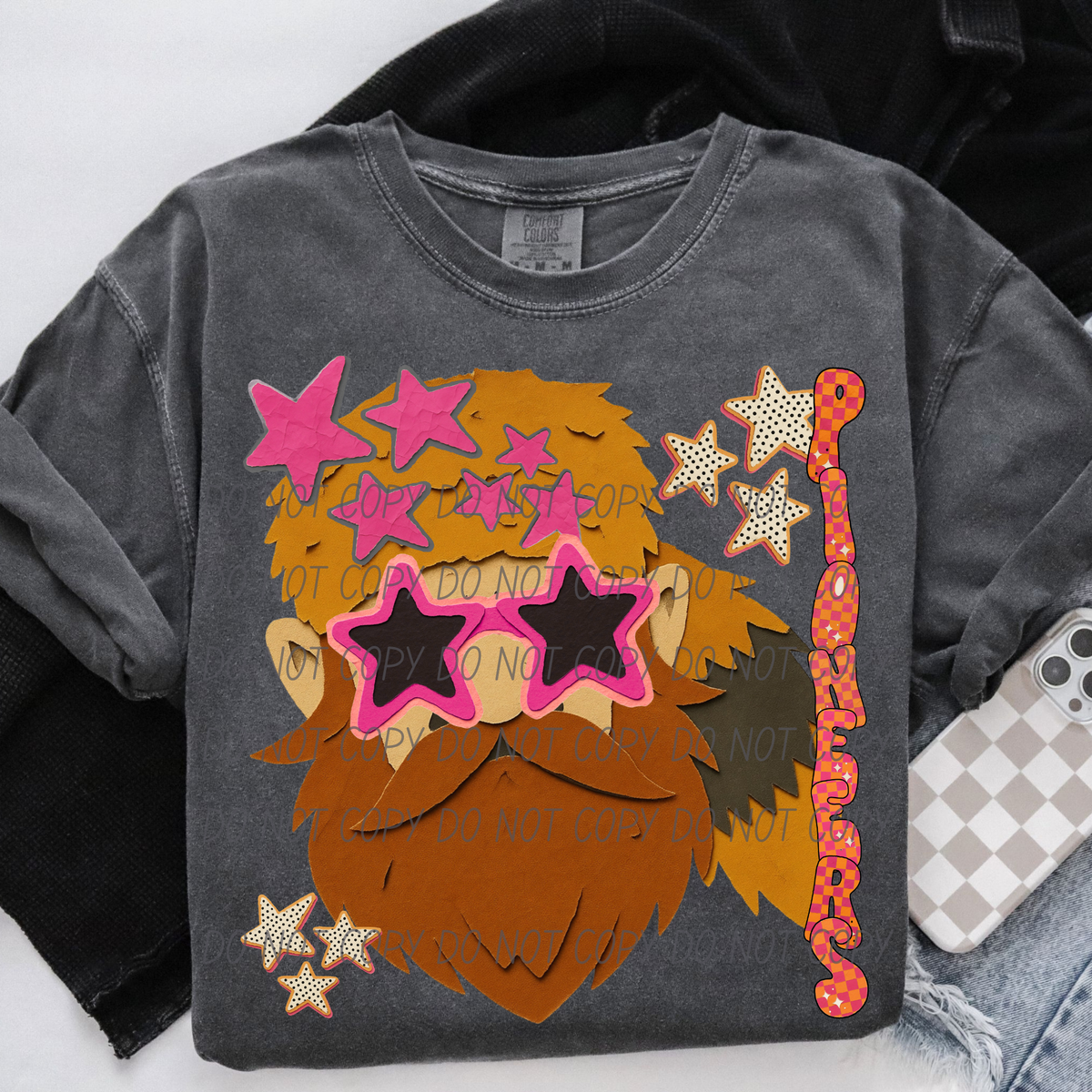 Pioneers pink stars (City) DTF Transfer