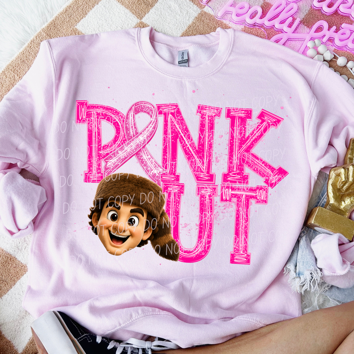 Pioneers Pink out (city) DTF transfer