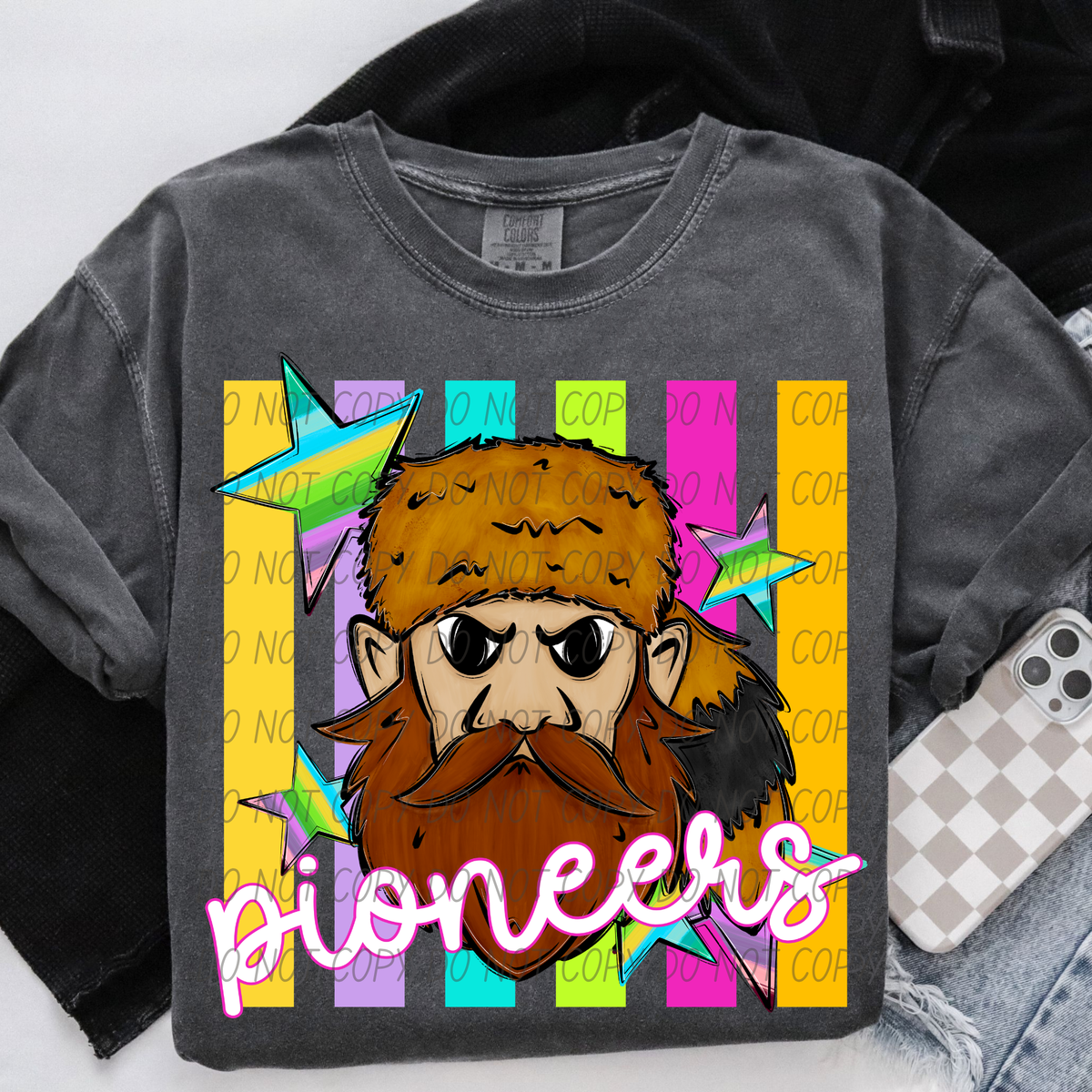 Pioneers neon strips (City) DTF Transfer