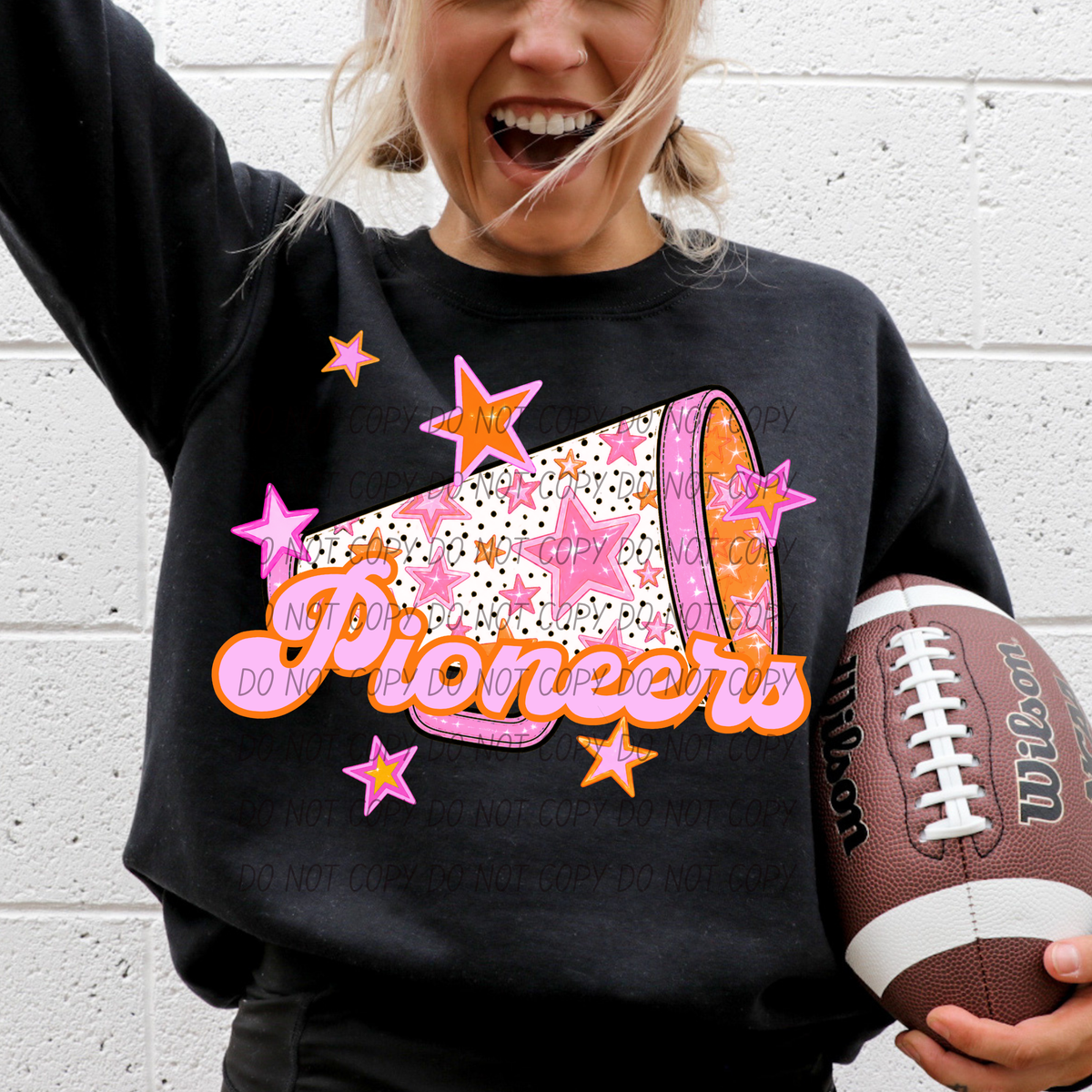 Pioneers pink cheer (city) DTF transfer