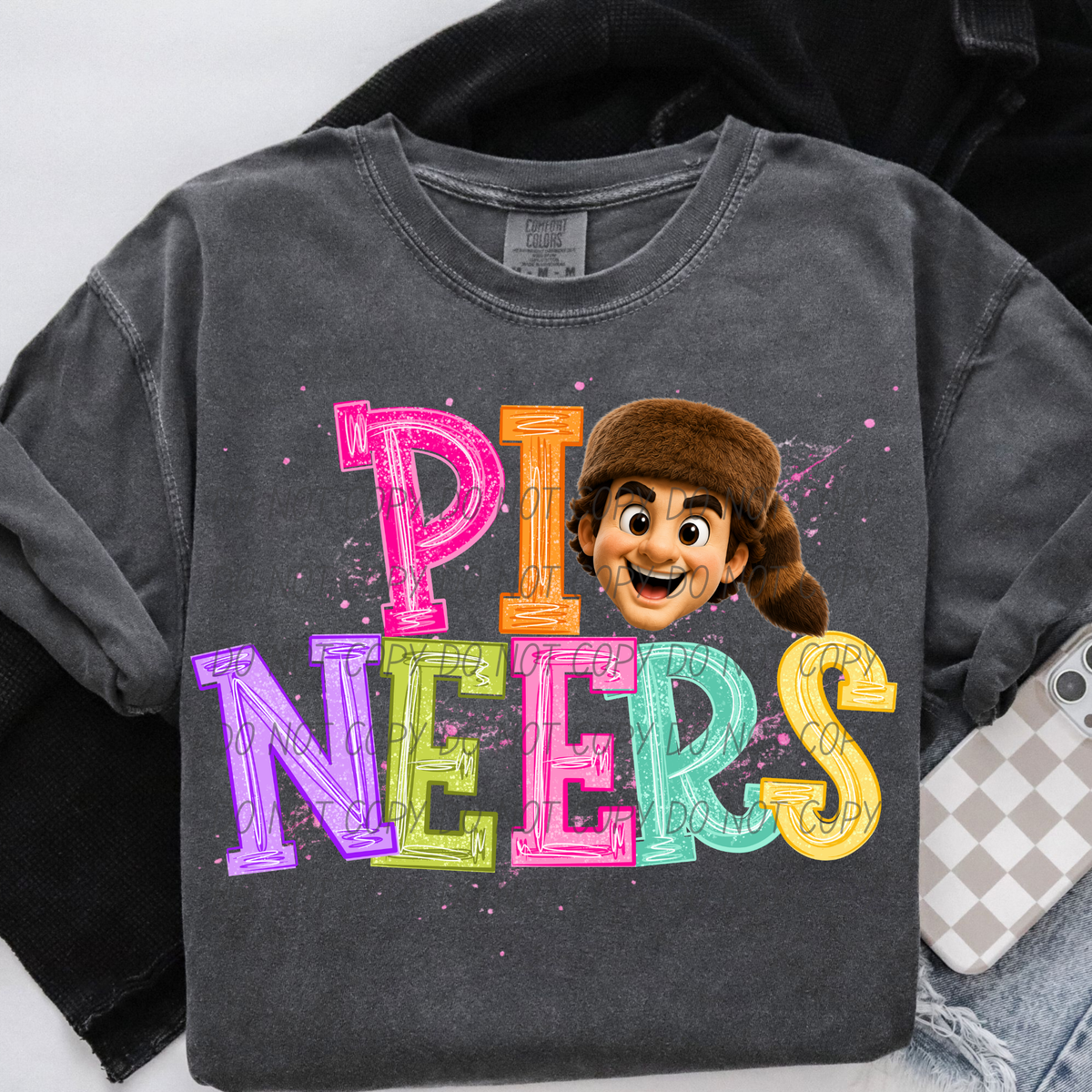 pioneers happy little mascots (city) DTF transfer