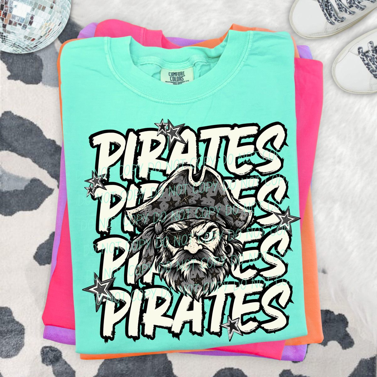 pirates varsity after dark (city) DTF Transfer