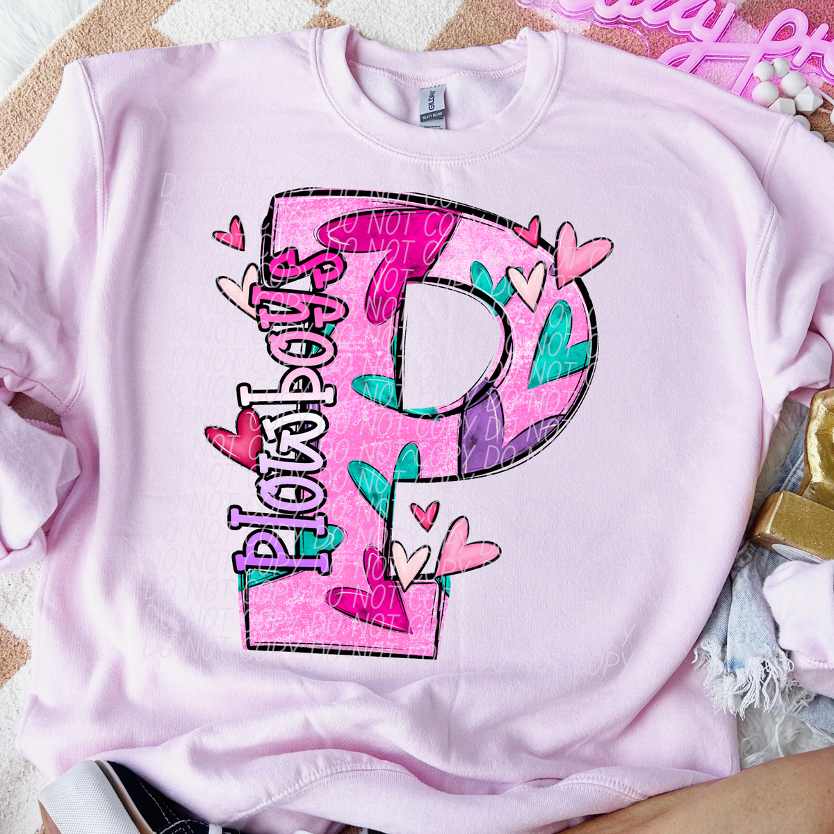 Plowboys Valentine Mascot (City) DTF transfer