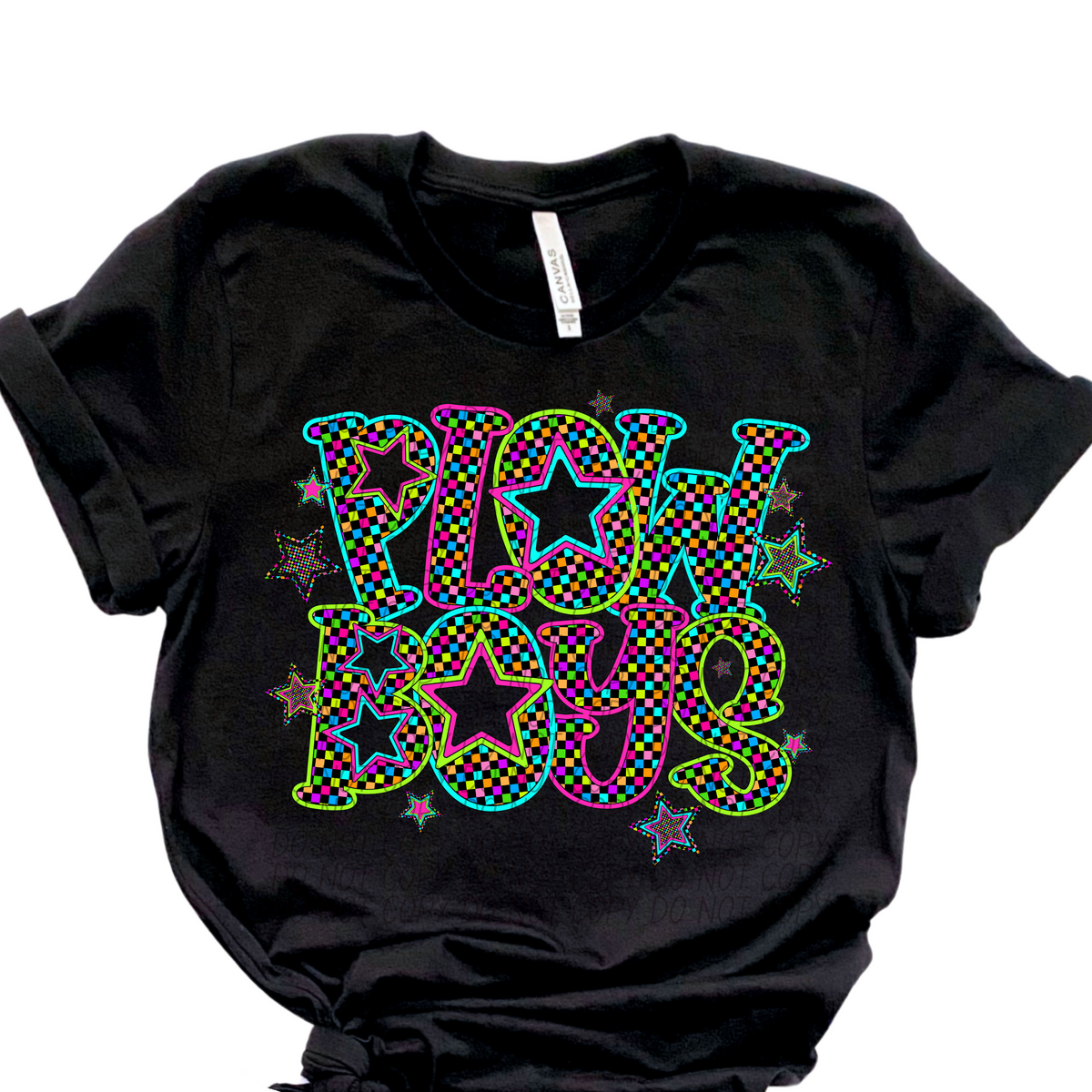 Plow Boys Neon Stars (City) 102393 DTF transfer