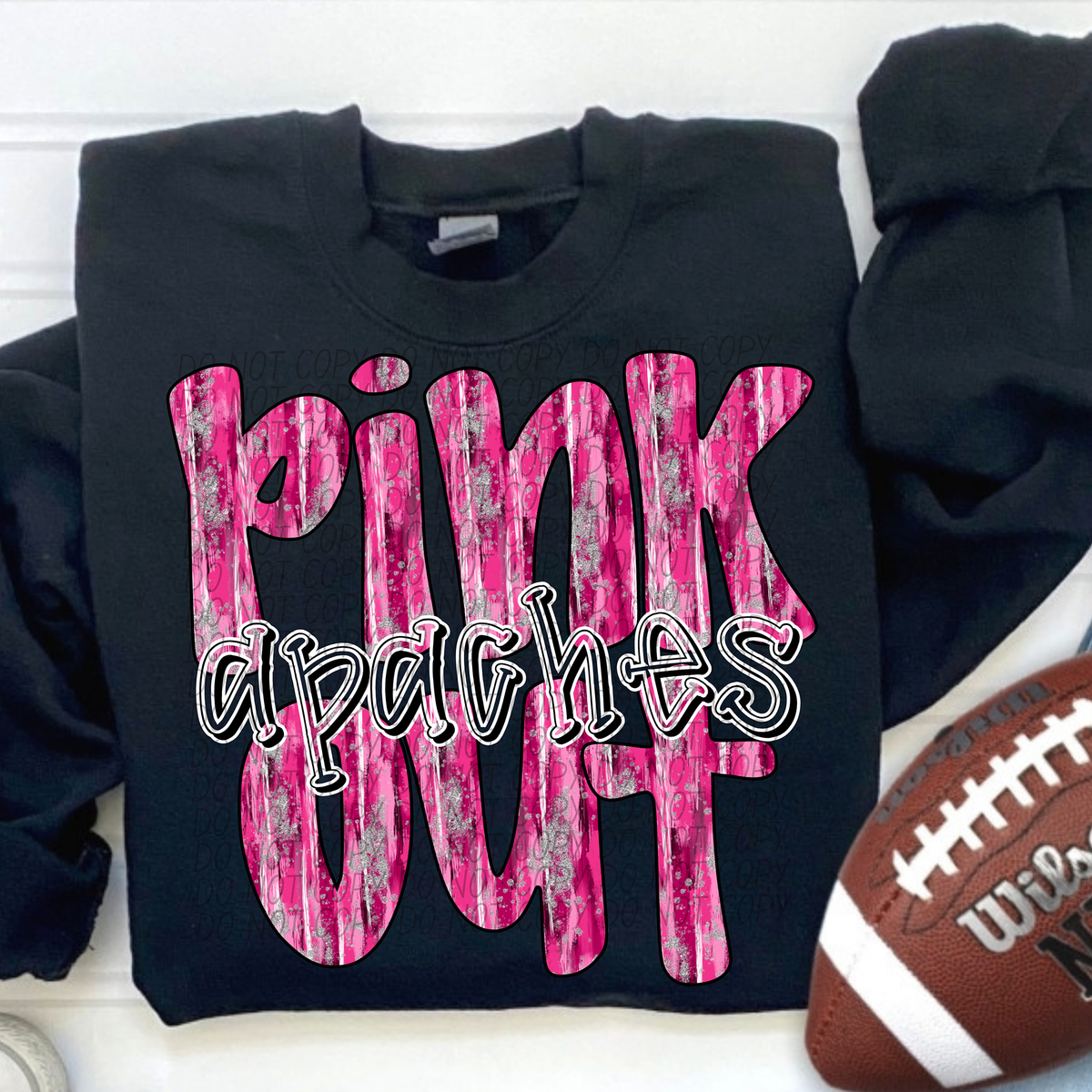 Pink Out Apaches (CITY) 54370 DTF transfer