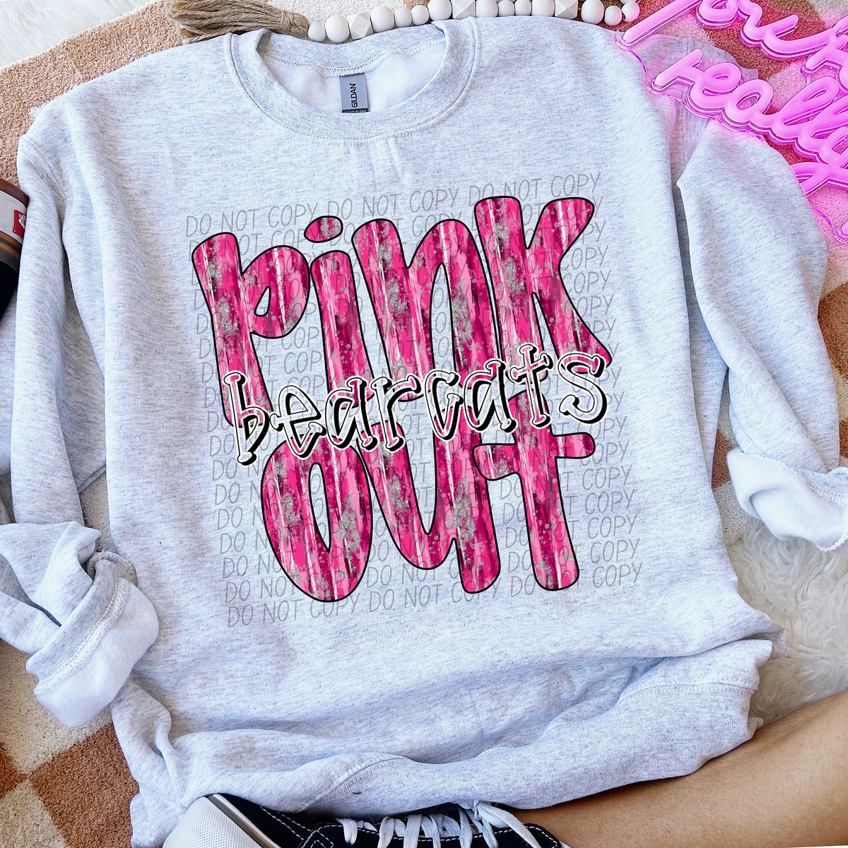 Pink Out Bearcats (CITY) 54373 DTF transfer