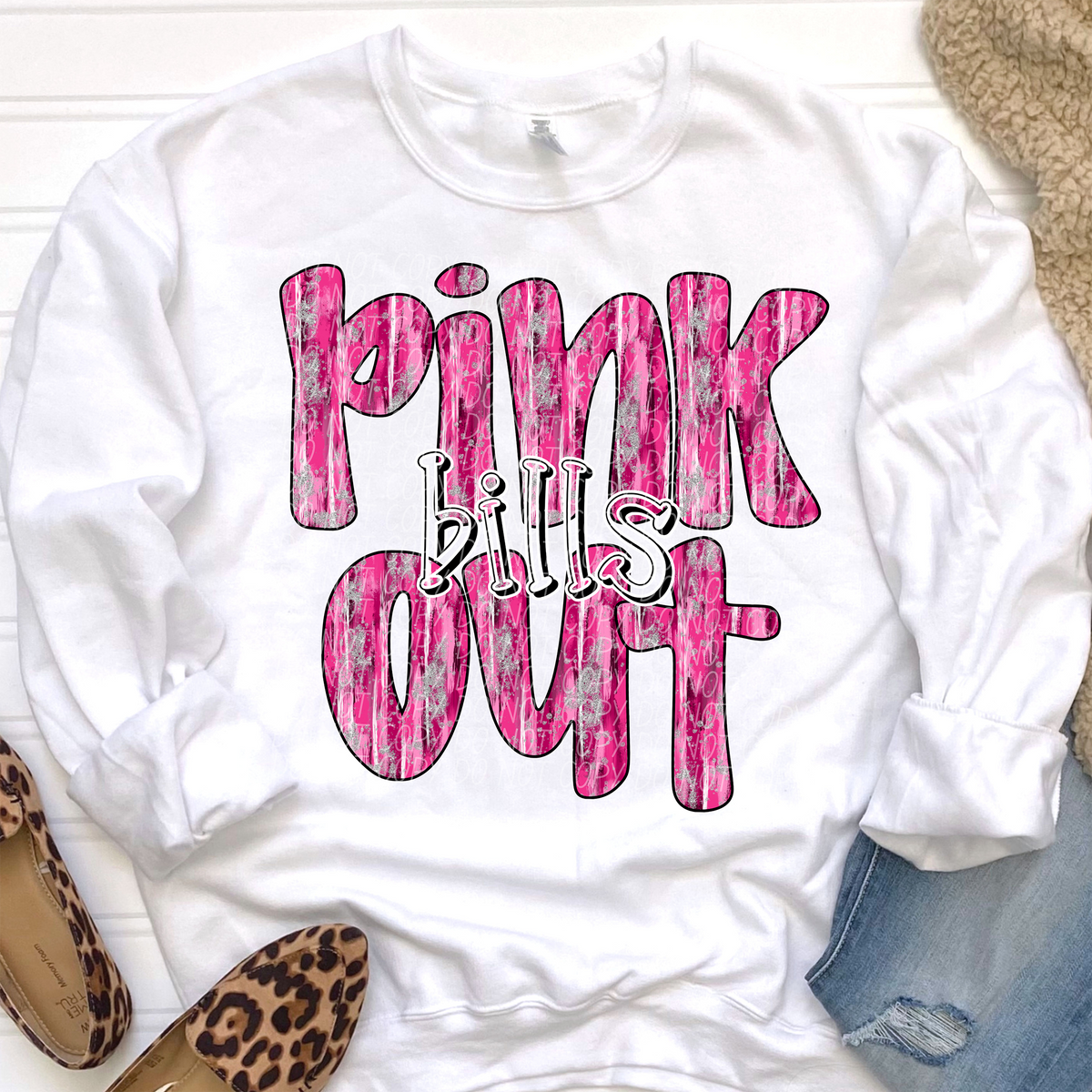 Pink Out Bills (CITY) 54377 DTF transfer