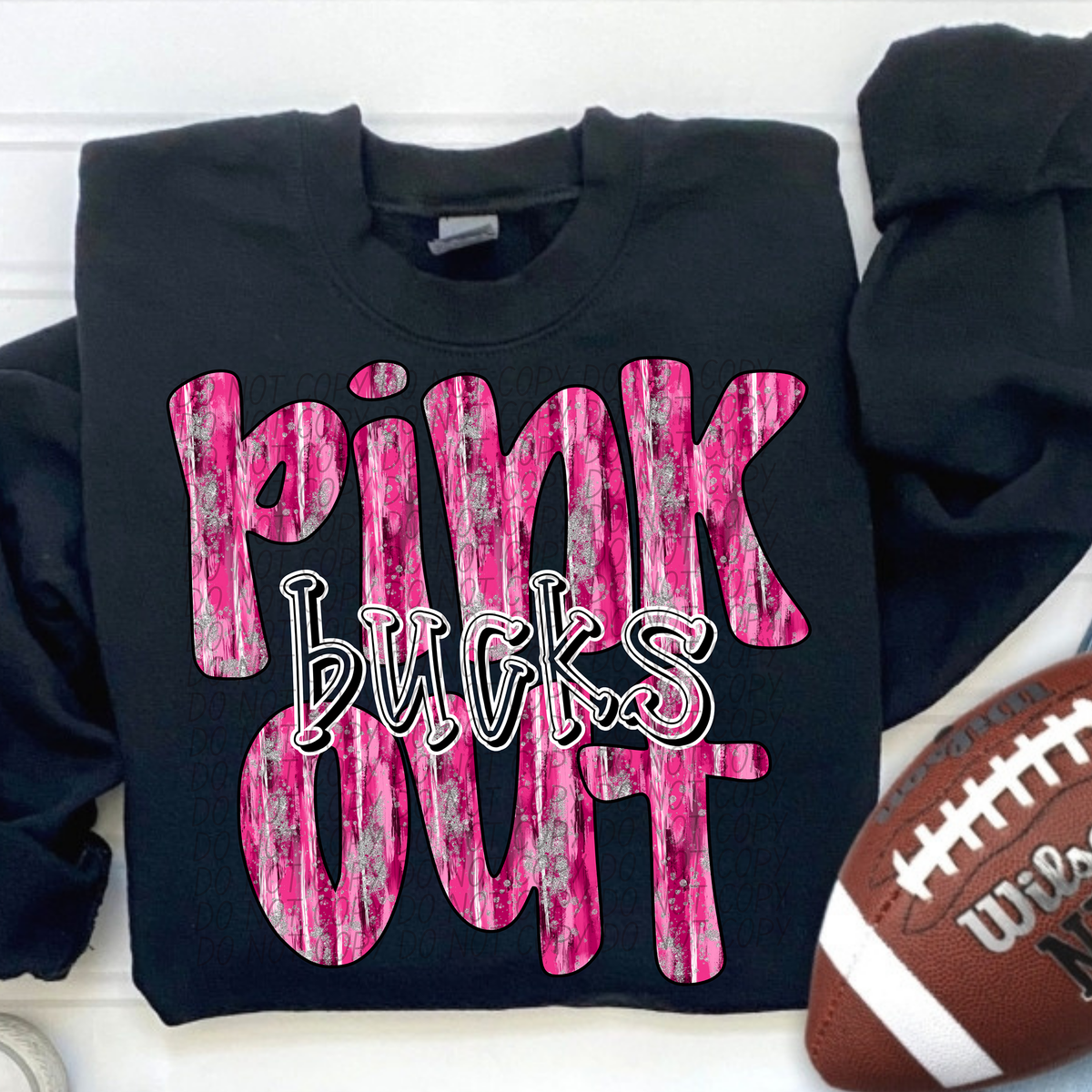Pink Out Bucks (CITY) 54387 DTF transfer
