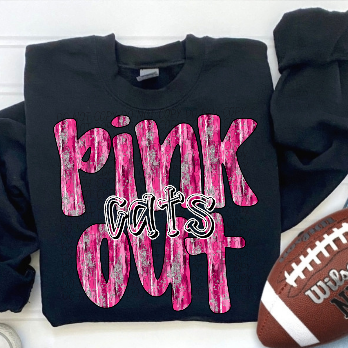Pink Out Cats (CITY) 54392 DTF transfer