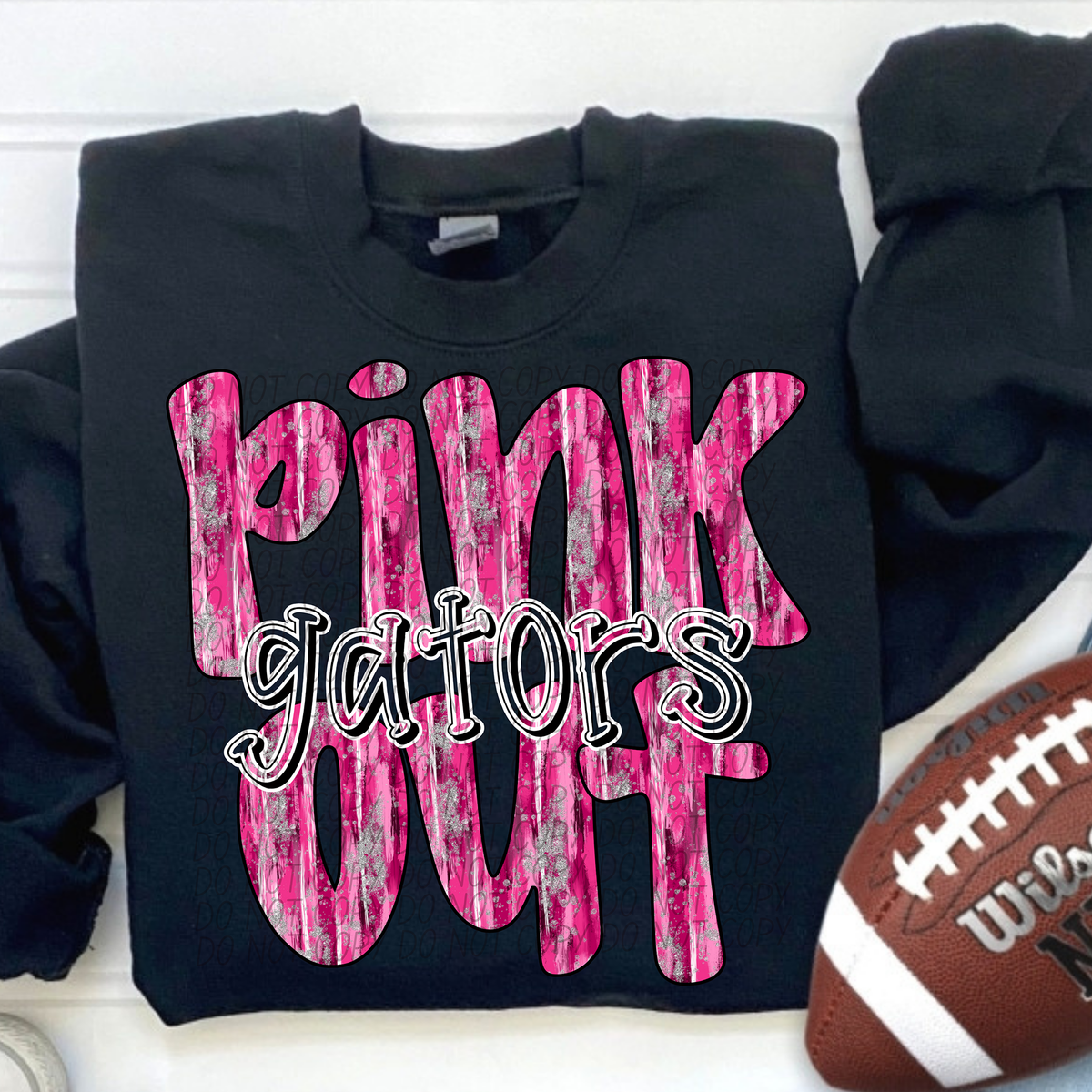 Pink Out Gators (CITY) 54408 DTF transfer
