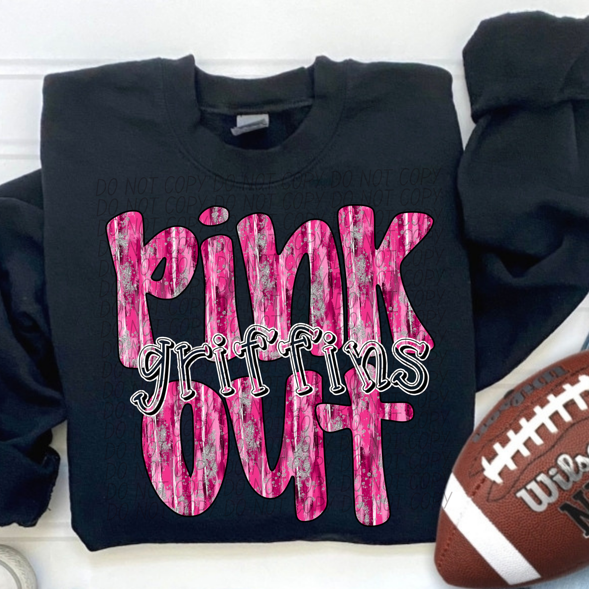 Pink Out Griffins (CITY) 54411 DTF transfer