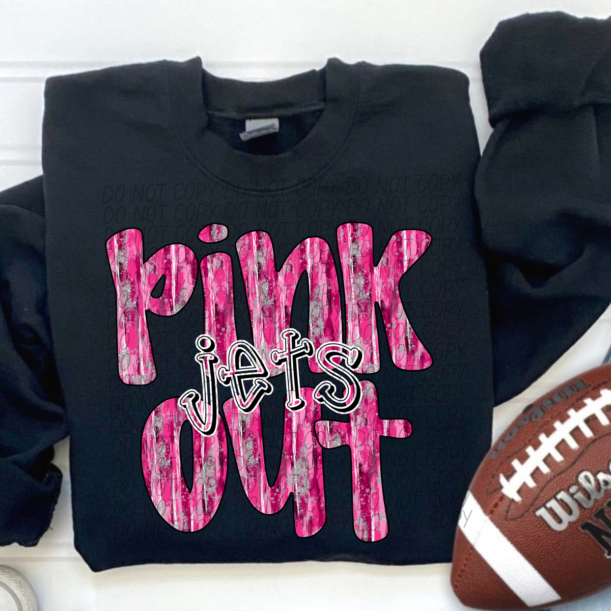 Pink Out Jets (CITY) 54423 DTF transfer