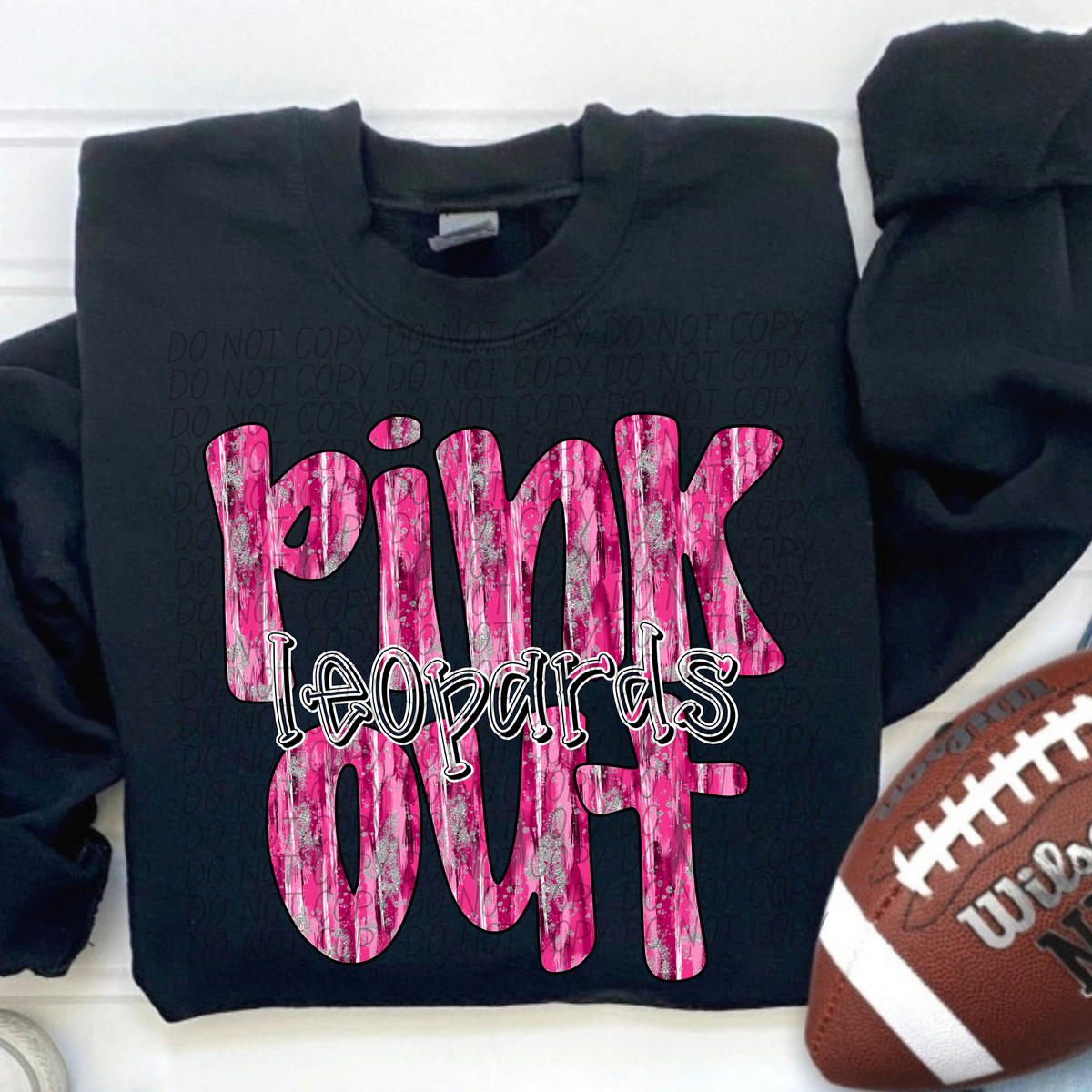 Pink Out Leopards (CITY) 54426 DTF transfer