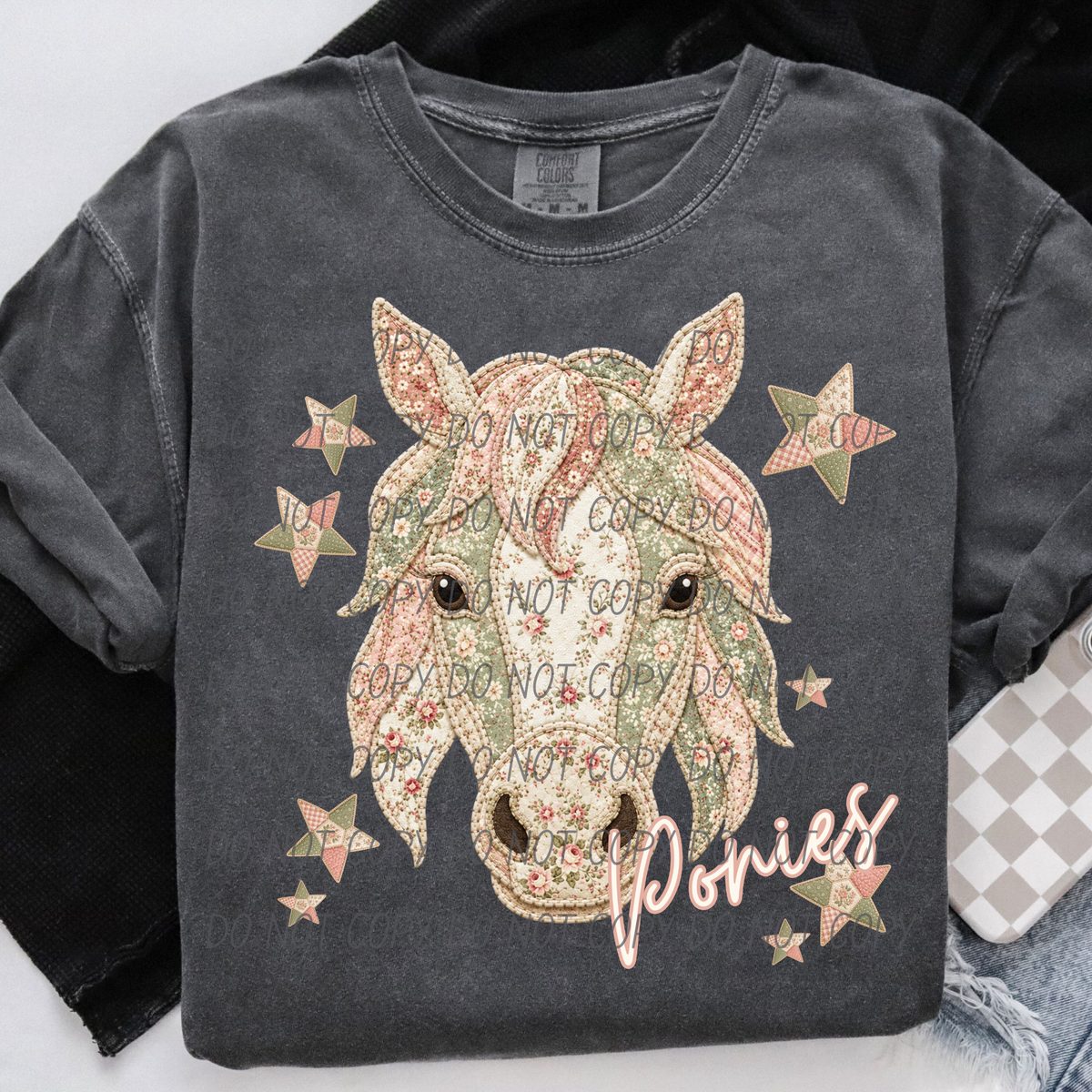 Ponies meemaw mascot (City) DTF Transfer