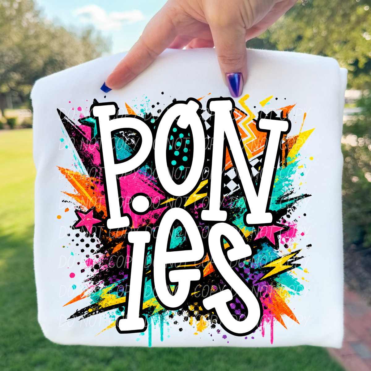 Ponies totally tubular (City) DTF Transfer