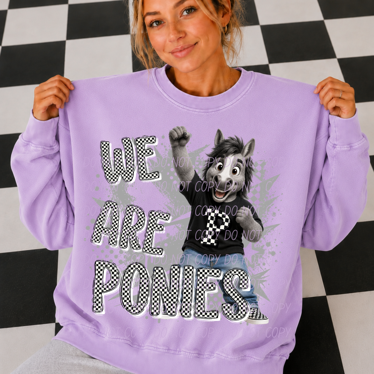 ponies campus crew (city) DTF transfer