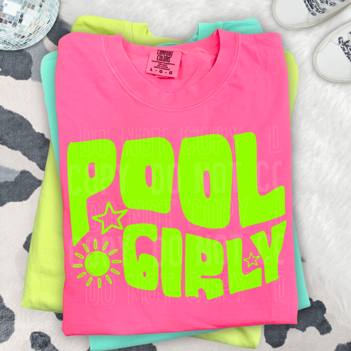 Pool girly NEON GREEN (SBB) DTF Transfer