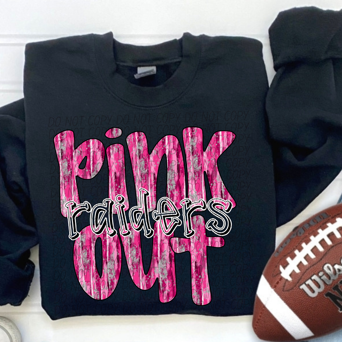 Pink Out Raiders (CITY) 54441 DTF transfer