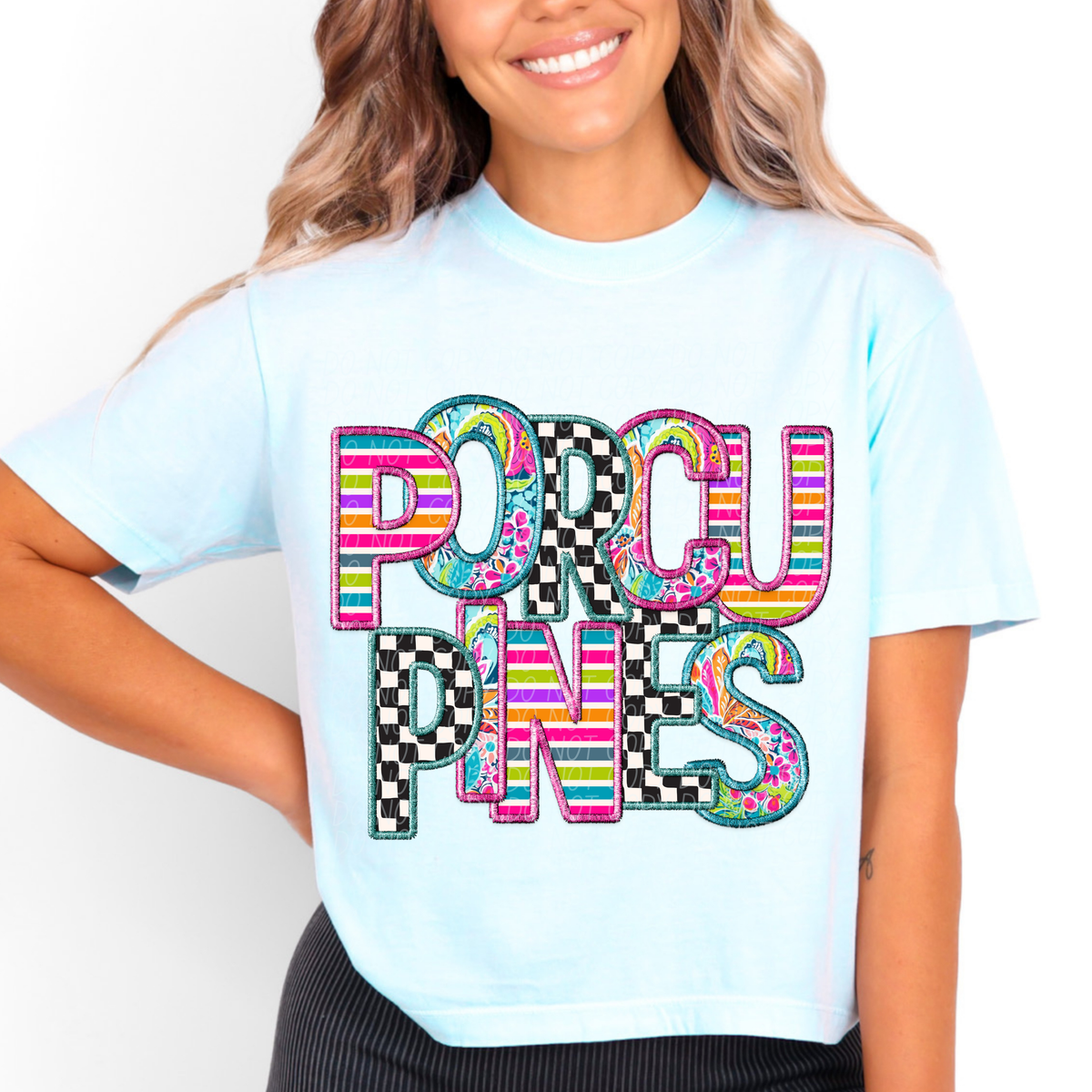 PORCUPINES bright patterns (CITY) DTF transfer