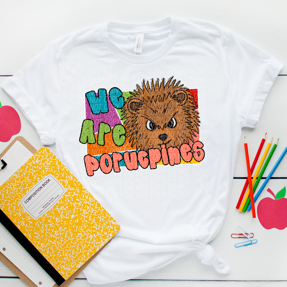 We are porcupines retro (City) 109673 DTF transfer