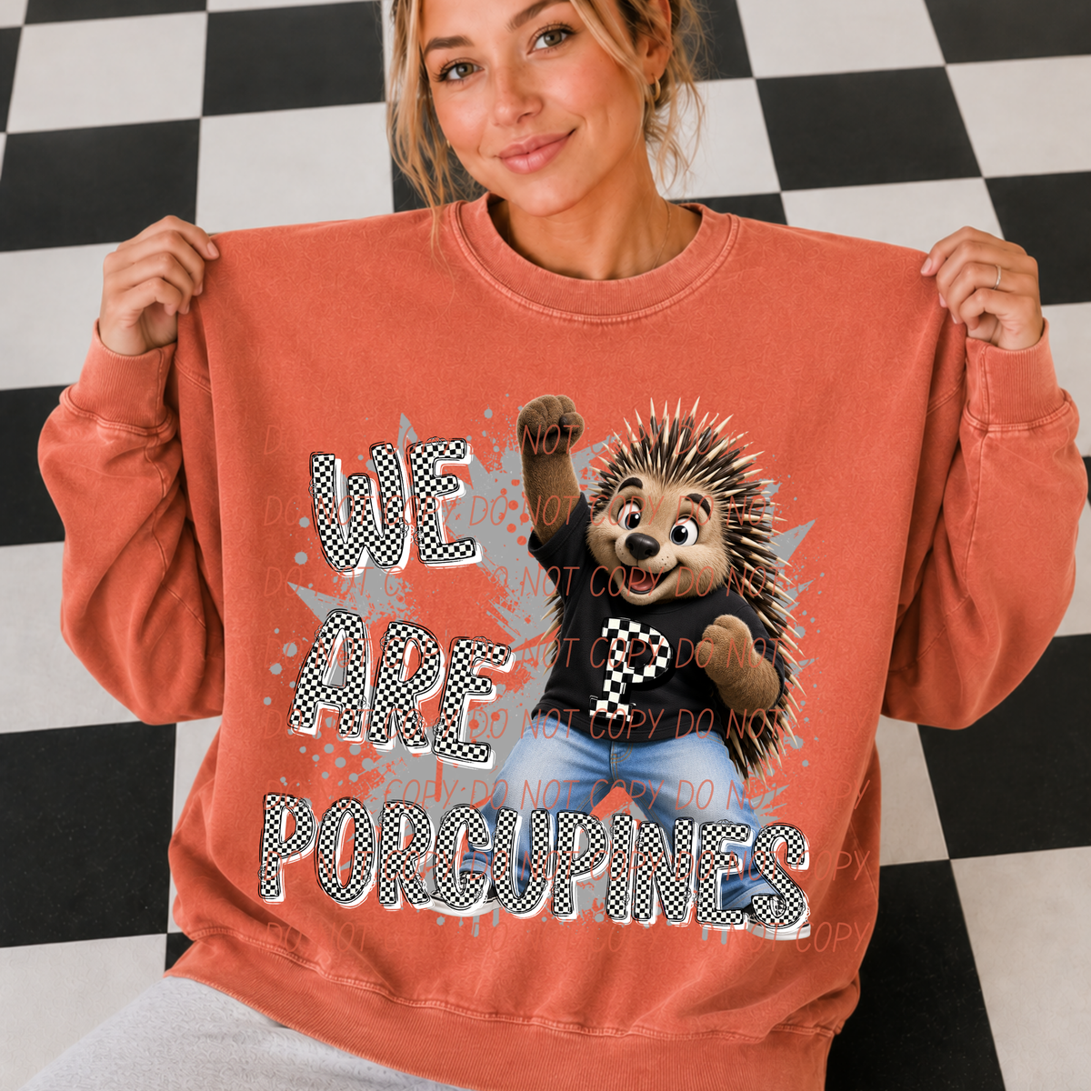porcupines campus crew (city) DTF transfer