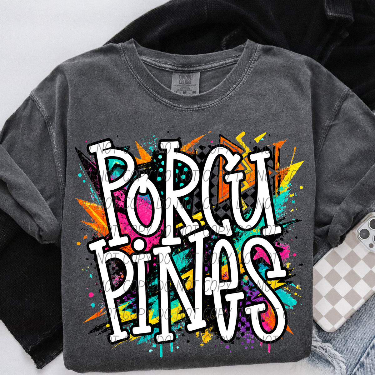 Porcupines totally tubular (City) DTF Transfer