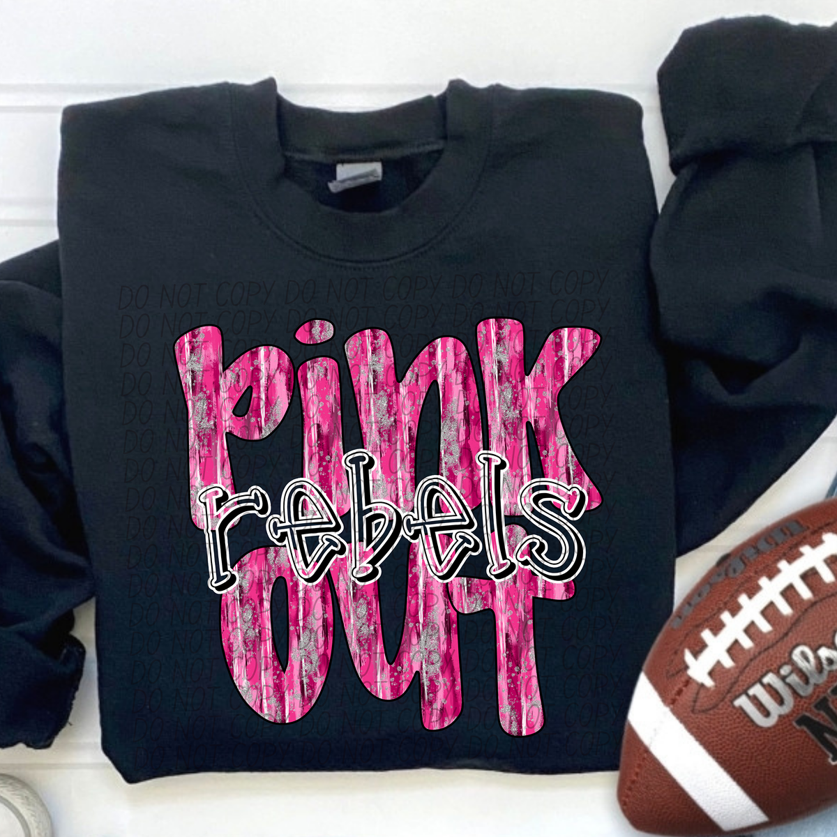 Pink Out Rebels (CITY) 54444 DTF transfer