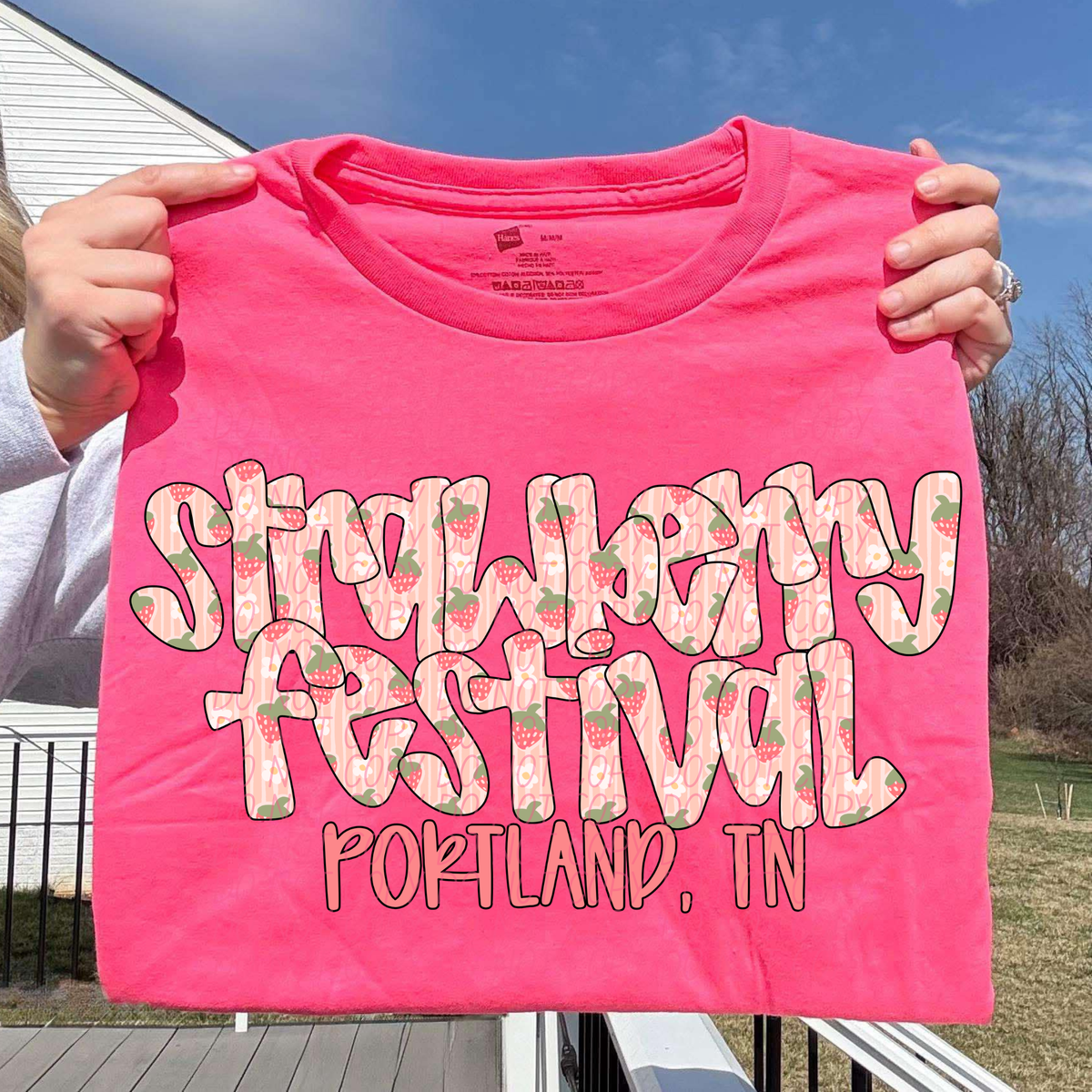 Strawberry festival Portland (City) DTF Transfer